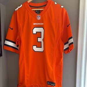 (NEW) Nike Denver Broncos Orange Jersey - Wilson